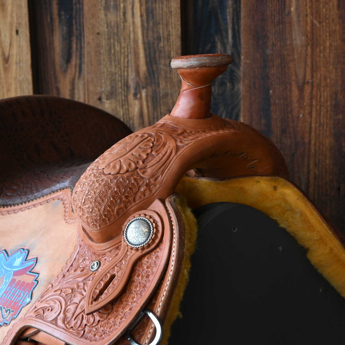 13.5" USED RUNNING P BREAKAWAY SADDLE