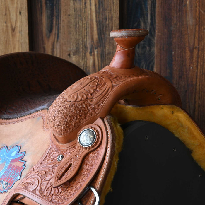 13.5" USED RUNNING P BREAKAWAY SADDLE