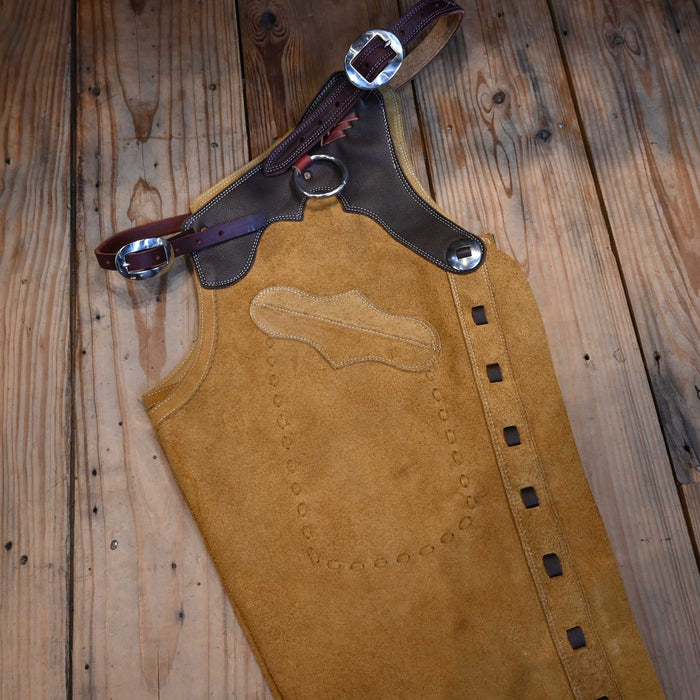 Teskey's X-L Roughout Working Shotgun Chaps