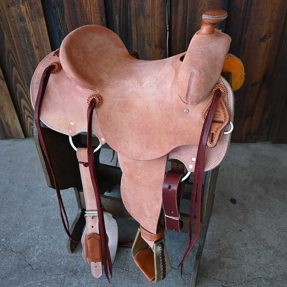 15" TESKEY'S STRIP DOWN RANCH SADDLE Saddles TESKEY'S SADDLERY LLC   