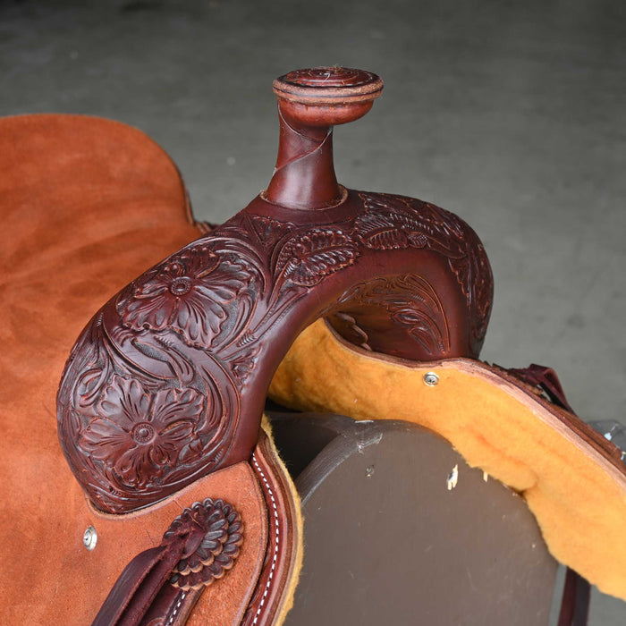 16.5" JEFF SMITH BUSTER WELCH RANCH CUTTER SADDLE
