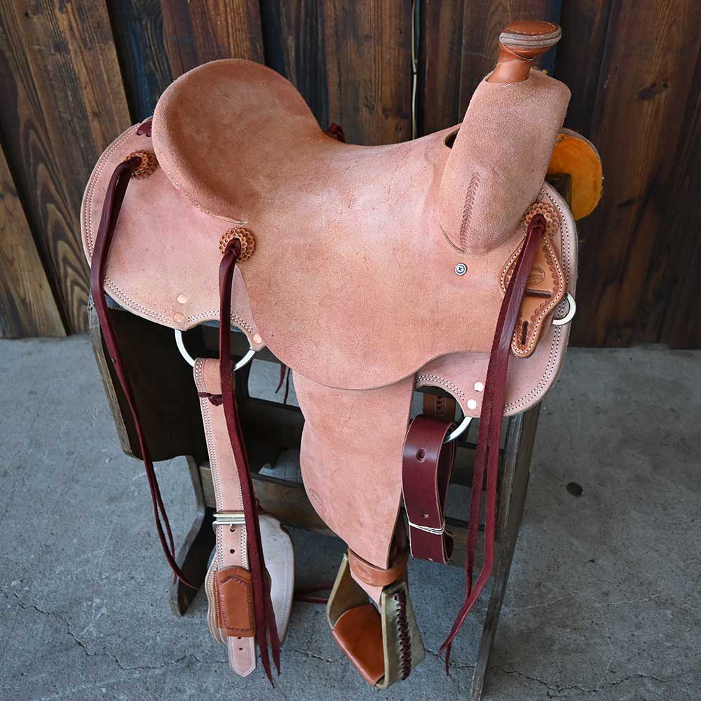 14.5" TESKEY'S STRIP DOWN RANCH SADDLE Saddles TESKEY'S SADDLERY LLC   