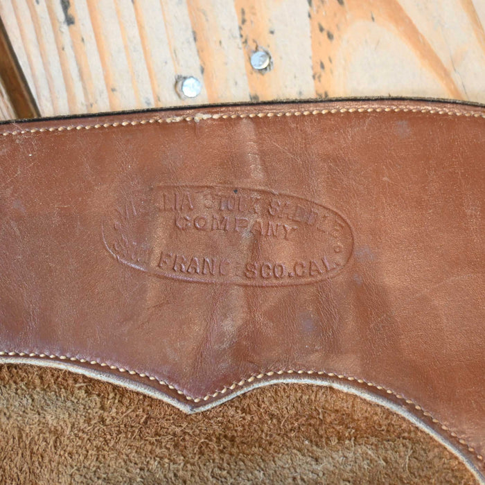 1940's-50's Visalia Stock Saddle Co. Batwing Chaps