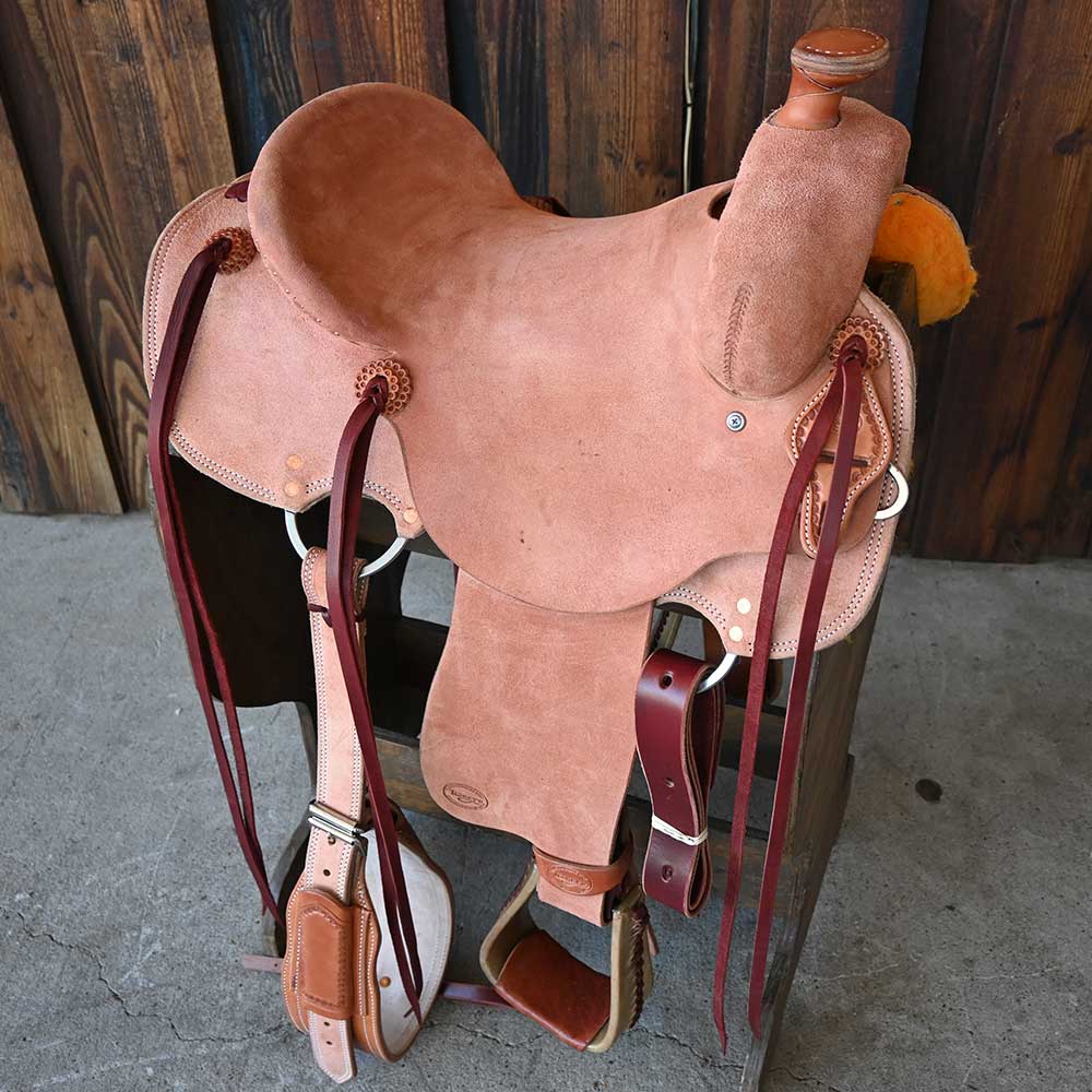 15" TESKEY'S STRIP DOWN RANCH SADDLE Saddles TESKEY'S SADDLERY LLC   