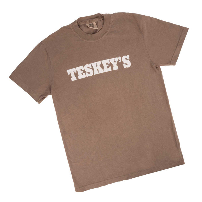Teskey's Plain Logo Tee - Espresso