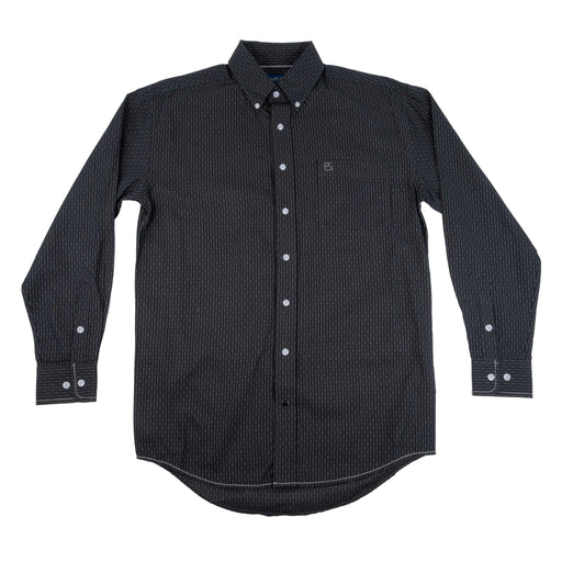 Panhandle Slim Men's Black Button Down Pin Stripe Shirt MEN - Clothing - Shirts - Long Sleeve Panhandle