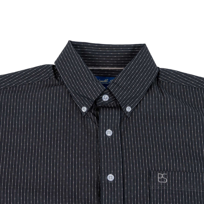 Panhandle Slim Men's Black Button Down Pin Stripe Shirt MEN - Clothing - Shirts - Long Sleeve Panhandle