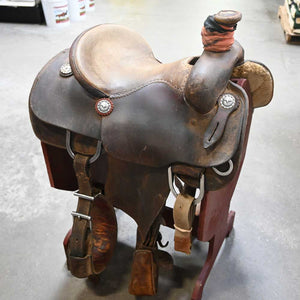 14.5" USED NRS ROPING SADDLE