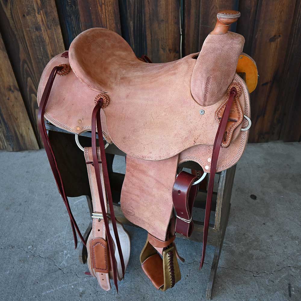 14.5" TESKEY'S STRIP DOWN RANCH SADDLE Saddles TESKEY'S SADDLERY LLC   