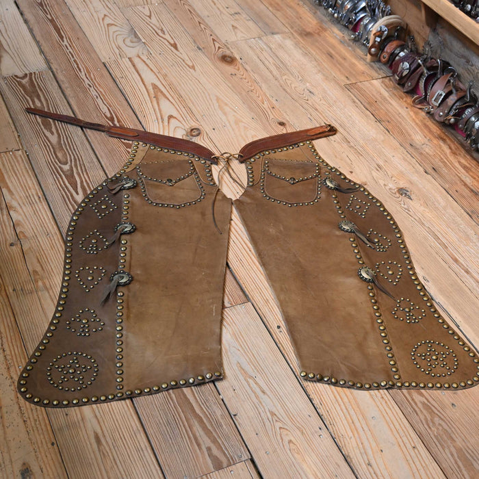 1930's Fred Muellar Spotted Batwing Chaps