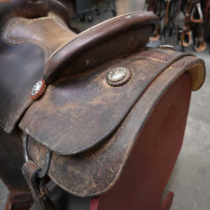 14.5" USED NRS ROPING SADDLE