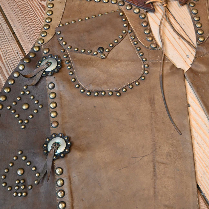 1930's Fred Muellar Spotted Batwing Chaps