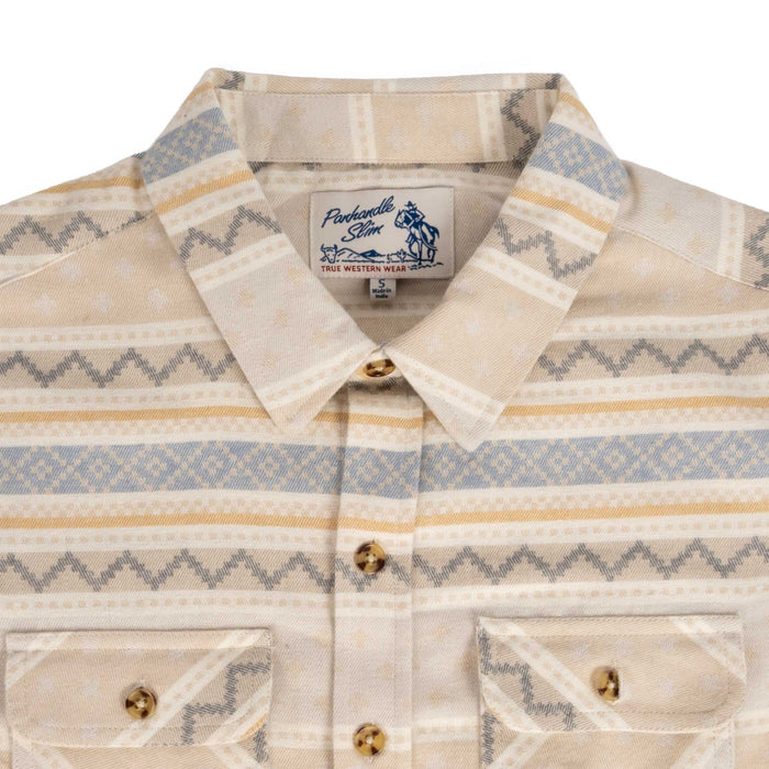 Panhandle Slim Men's Aztec Stripe Jacquard Shacket