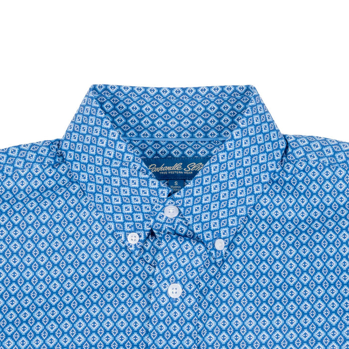 Panhandle Slim Men's Navy Button Down Pocket Shirt MEN - Clothing - Shirts - Long Sleeve Panhandle