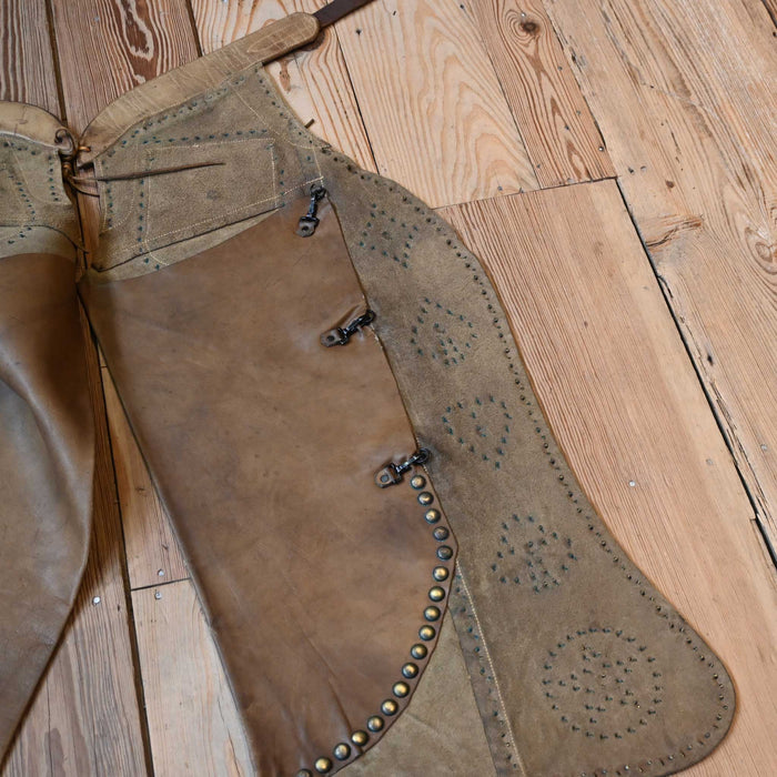 1930's Fred Muellar Spotted Batwing Chaps