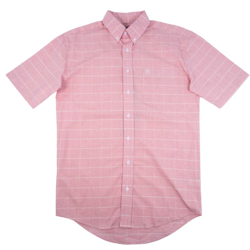 Panhandle Slim Men's Red Plaid Button Down Pocket Shirt MEN - Clothing - Shirts - Short Sleeve Panhandle
