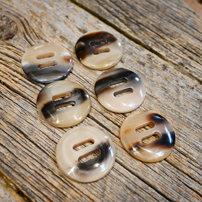 Cow Horn 1 1/4" Concho Set Tack - Conchos & Hardware MISC