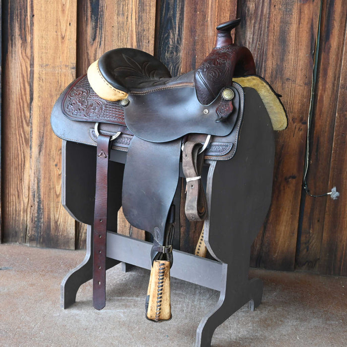 14.5" USED HEREFORD TEAM ROPING SADDLE
