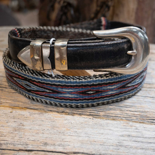 Vintage 1980's Hitched Horse Hair 34" Belt Collectibles MISC