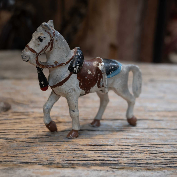 Vintage Painted Lead Toy Horse Figurine Collectibles MISC