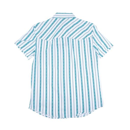 Panhandle Slim Men's Western Turquoise Stripe Snap Shirt MEN - Clothing - Shirts - Short Sleeve Panhandle