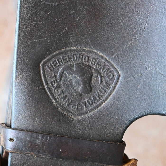 14.5" USED HEREFORD TEAM ROPING SADDLE