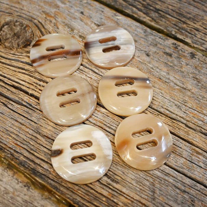 Cow Horn 1 1/4" Concho Set Tack - Conchos & Hardware MISC
