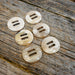 Cow Horn 1 1/4" Concho Set Tack - Conchos & Hardware MISC
