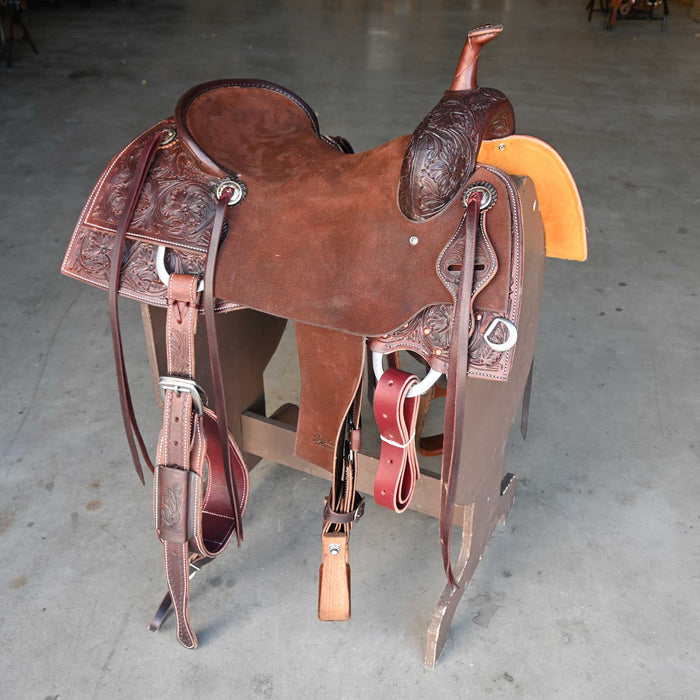 17" JEFF SMITH BEAU GALYEAN CUTTING SADDLE