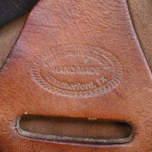 16" USED HORSEMAN SUPPLY ROPING SADDLE