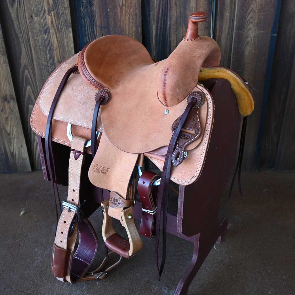 12" JEFF SMITH RANCH CUTTER SADDLE Saddles Jeff Smith