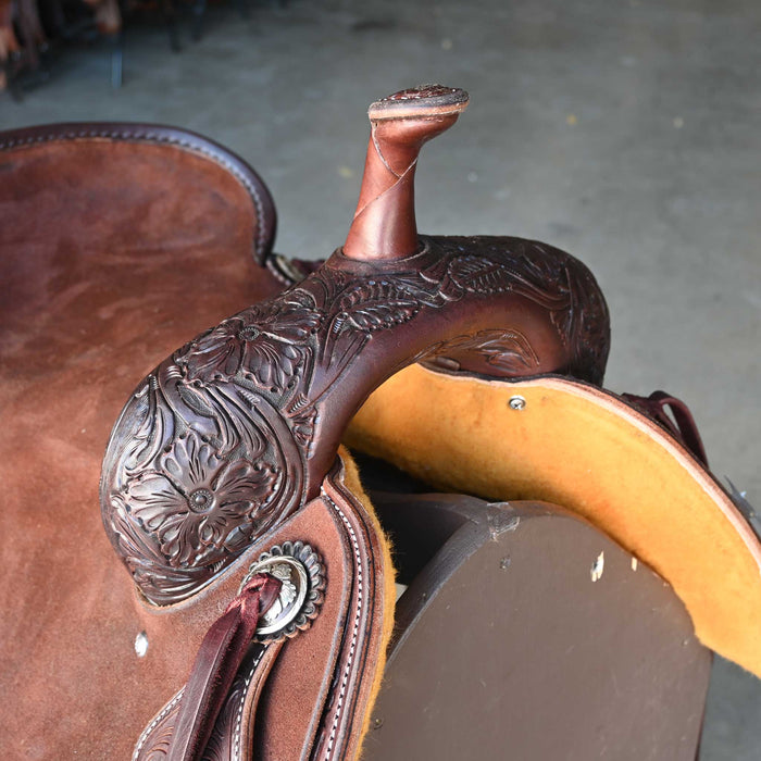17" JEFF SMITH BEAU GALYEAN CUTTING SADDLE