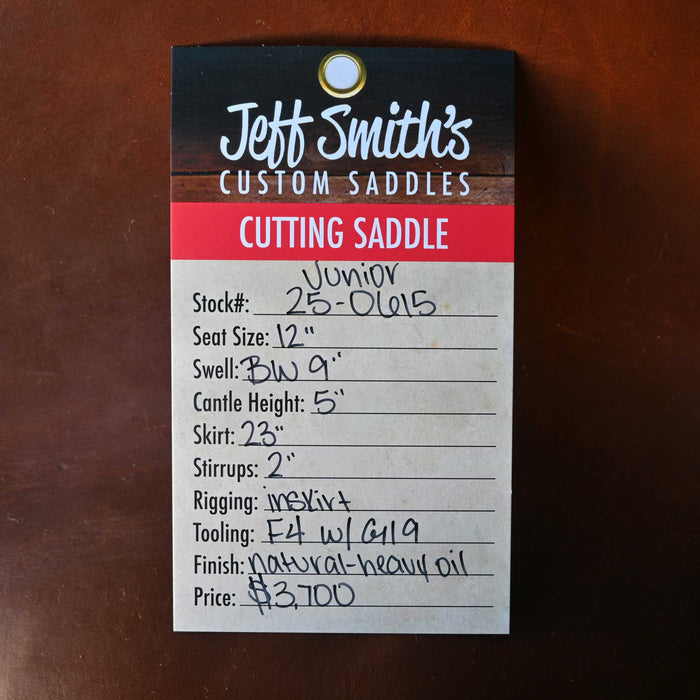 12" JEFF SMITH BUSTER WELCH JUNIOR CUTTING SADDLE