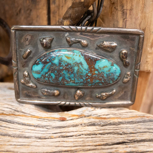 1930's Turquoise Belt Buckle ACCESSORIES - Additional Accessories - Buckles misc