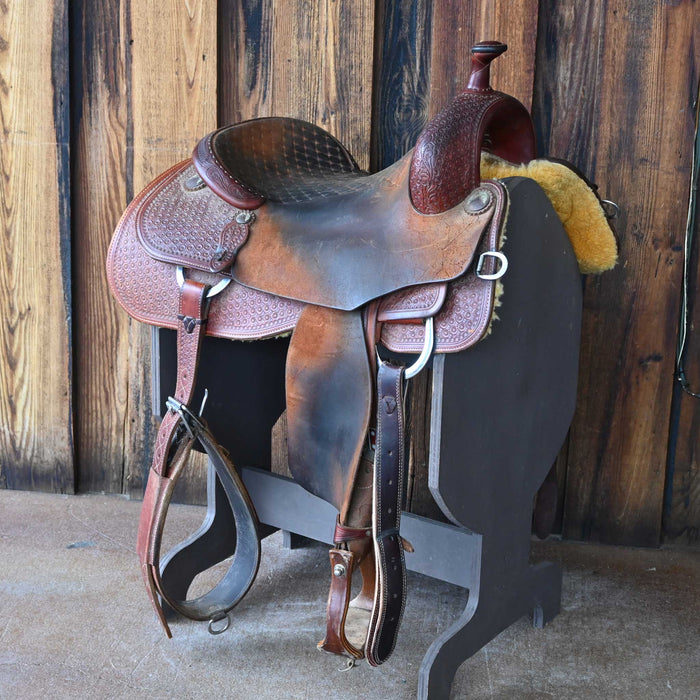 16.5" USED MARTIN RANCH CUTTER SADDLE