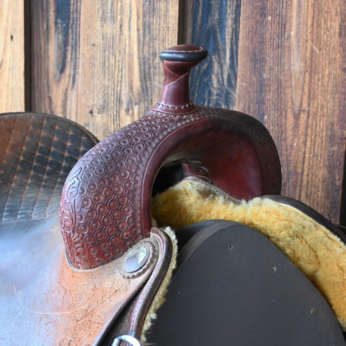 16.5" USED MARTIN RANCH CUTTER SADDLE