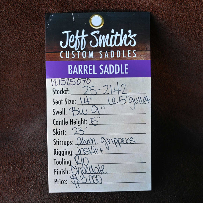 14" JEFF SMITH BARREL SADDLE