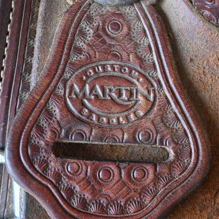 16.5" USED MARTIN RANCH CUTTER SADDLE