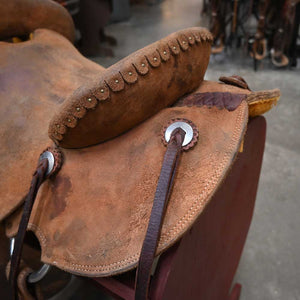 14.5" USED TESKEY'S STRIP DOWN RANCH SADDLE