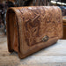 Vintage Carmelita Leather Purse – Hand-Tooled Elk Scene Collectibles Carmelita Leather Goods