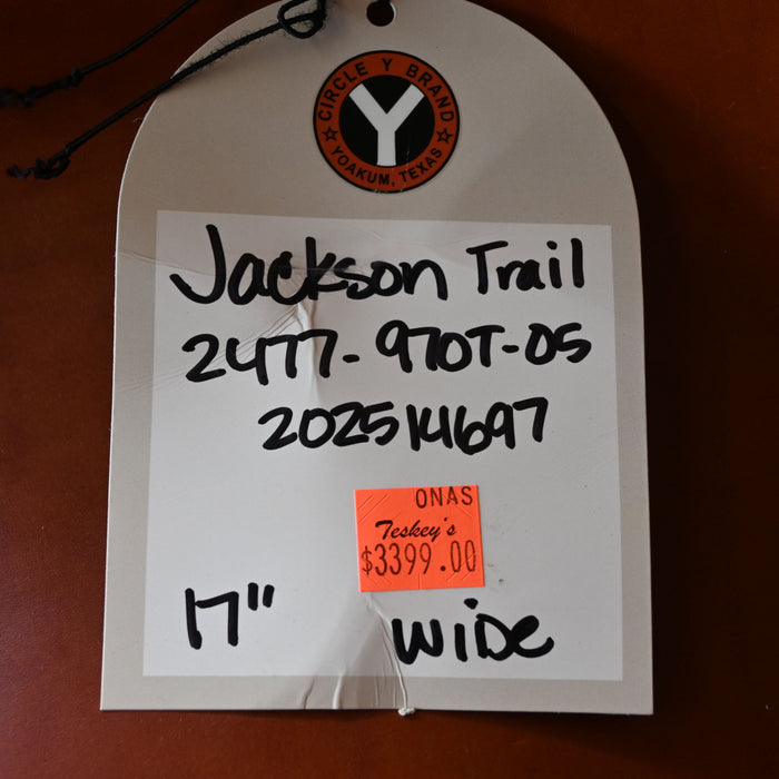 17" CIRCLE Y JACKSON TRAIL SADDLE
