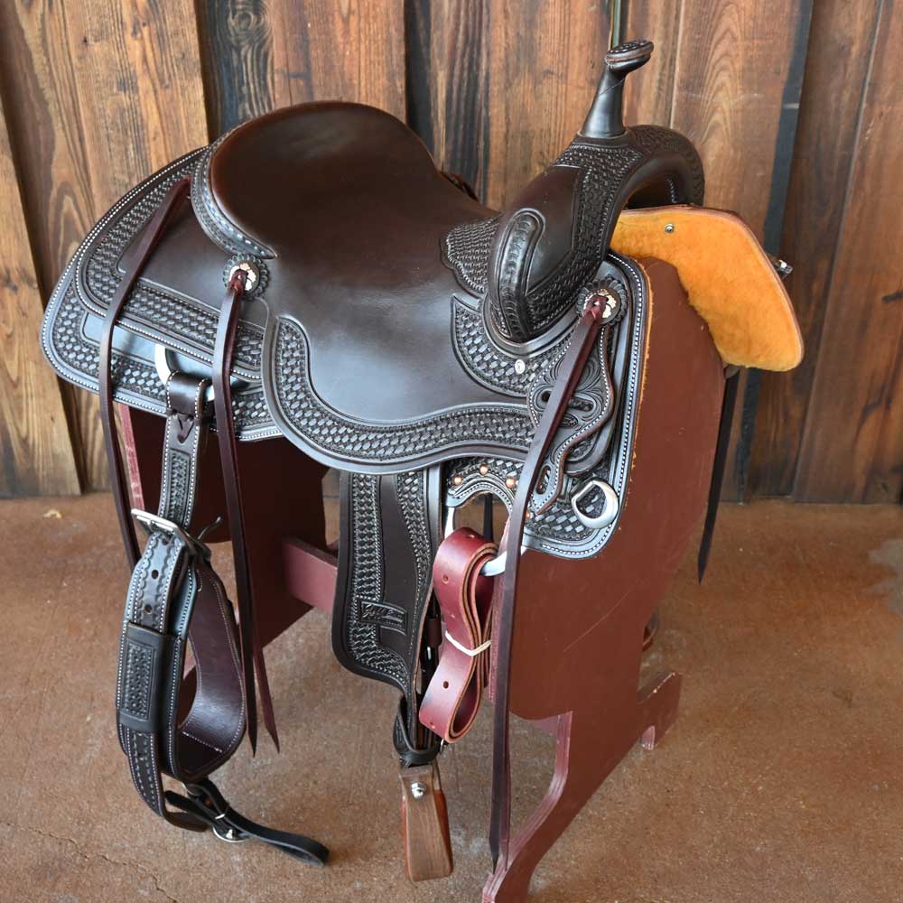 16.5" JEFF SMITH CUTTING SADDLE Saddles Jeff Smith