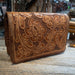 Vintage Carmelita Leather Purse – Hand-Tooled Elk Scene Collectibles Carmelita Leather Goods