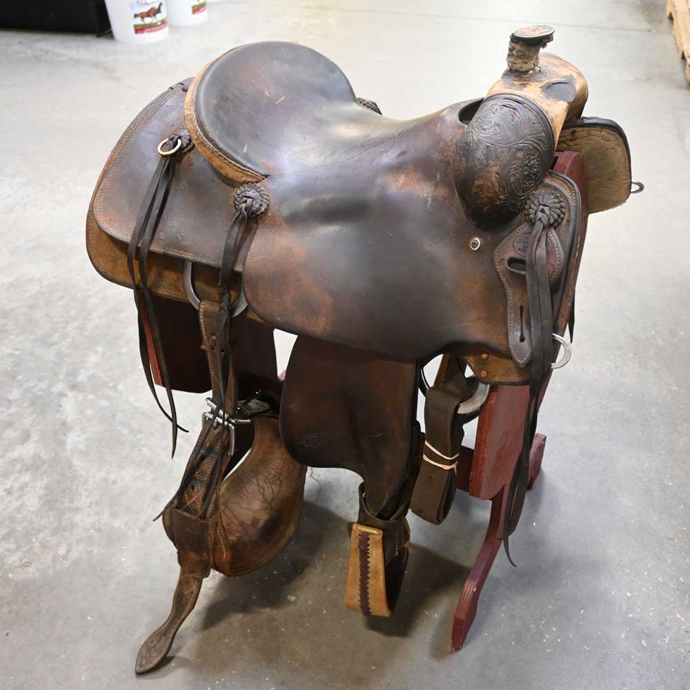 15.5" USED TRENT WARD RANCH SADDLE