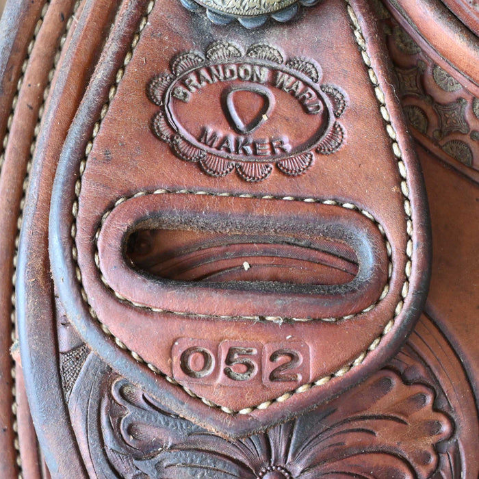 16" USED BRANDON WARD RANCH SADDLE