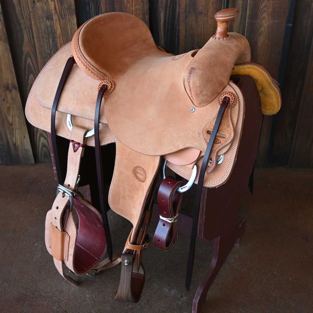 15" JEFF SMITH ROPING SADDLE Saddles Jeff Smith