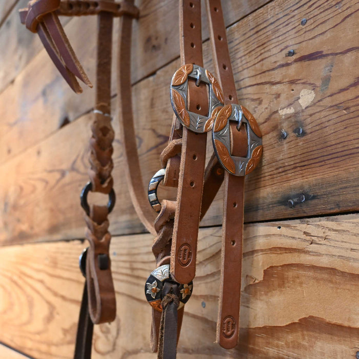 Joe Hipp Browband Headstall w/ Teskey's Hardware Tack - Headstalls Joe Hipp