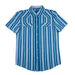 Panhandle Slim Men's Western Blue Stripe Snap Shirt MEN - Clothing - Shirts - Short Sleeve Panhandle