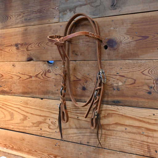 Joe Hipp Browband Headstall w/Teskey's Hardware Tack - Headstalls Joe Hipp