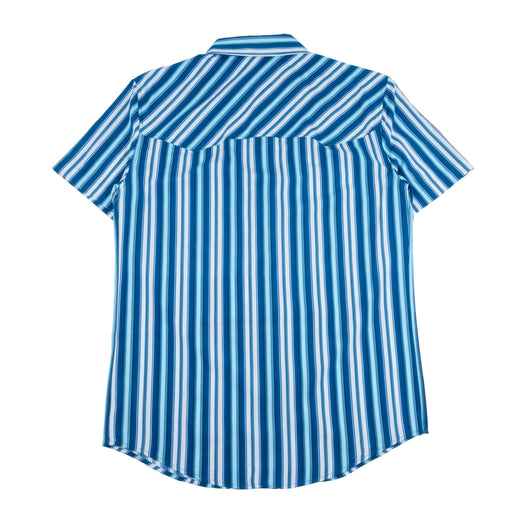 Panhandle Slim Men's Western Blue Stripe Snap Shirt MEN - Clothing - Shirts - Short Sleeve Panhandle